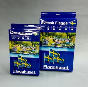 Svenska flaggor ny förpackning